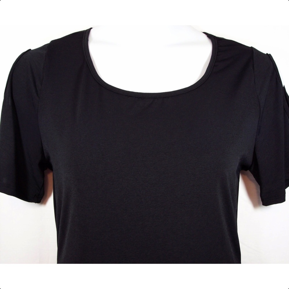 NEW Yummy Plus 1X (runs small) Peplum Top - Picture 5 of 8