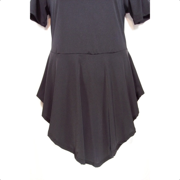 NEW Yummy Plus 1X (runs small) Peplum Top - Picture 6 of 8