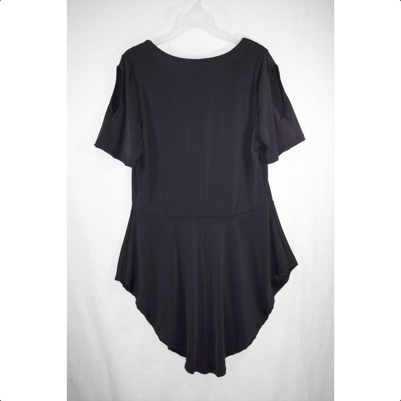 NEW Yummy Plus 1X (runs small) Peplum Top - Picture 8 of 8