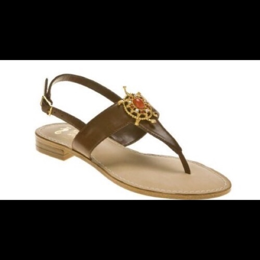 Miss Trish of Capri Turtle Sandals