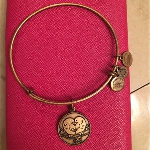 Alex and Ani love birds bangle