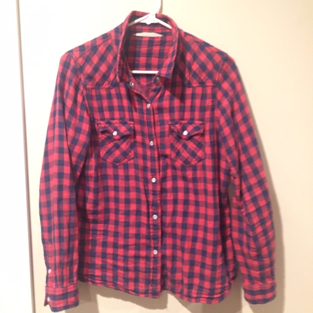 Black and Red Checkered Flannel