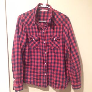 Black and Red Checkered Flannel