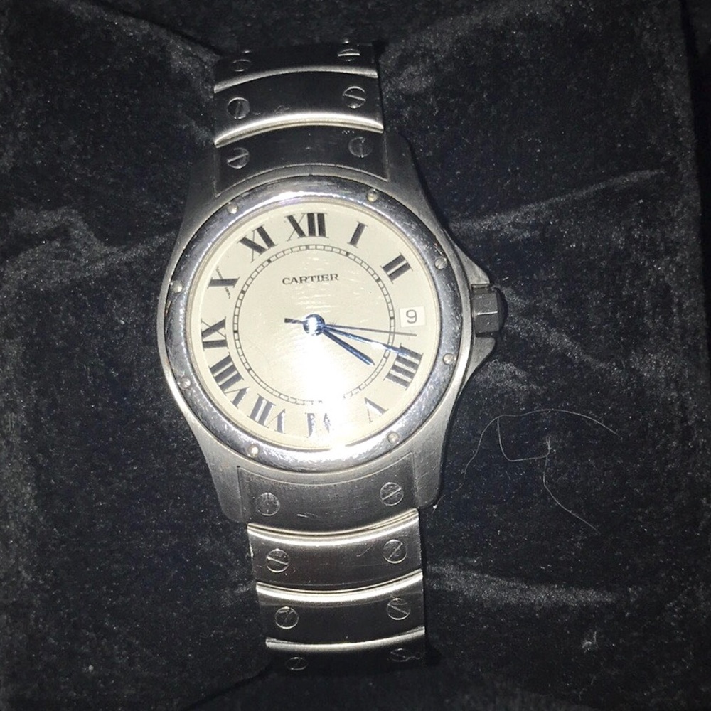 Authentic Unisex Cartier Santos Ronde 1920 Watch