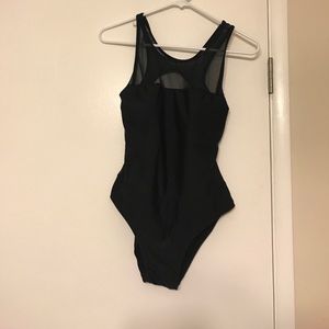 Black Swimming Suit.