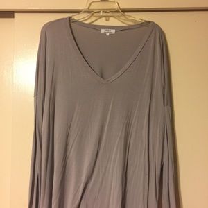 Piko v-neck long sleeve