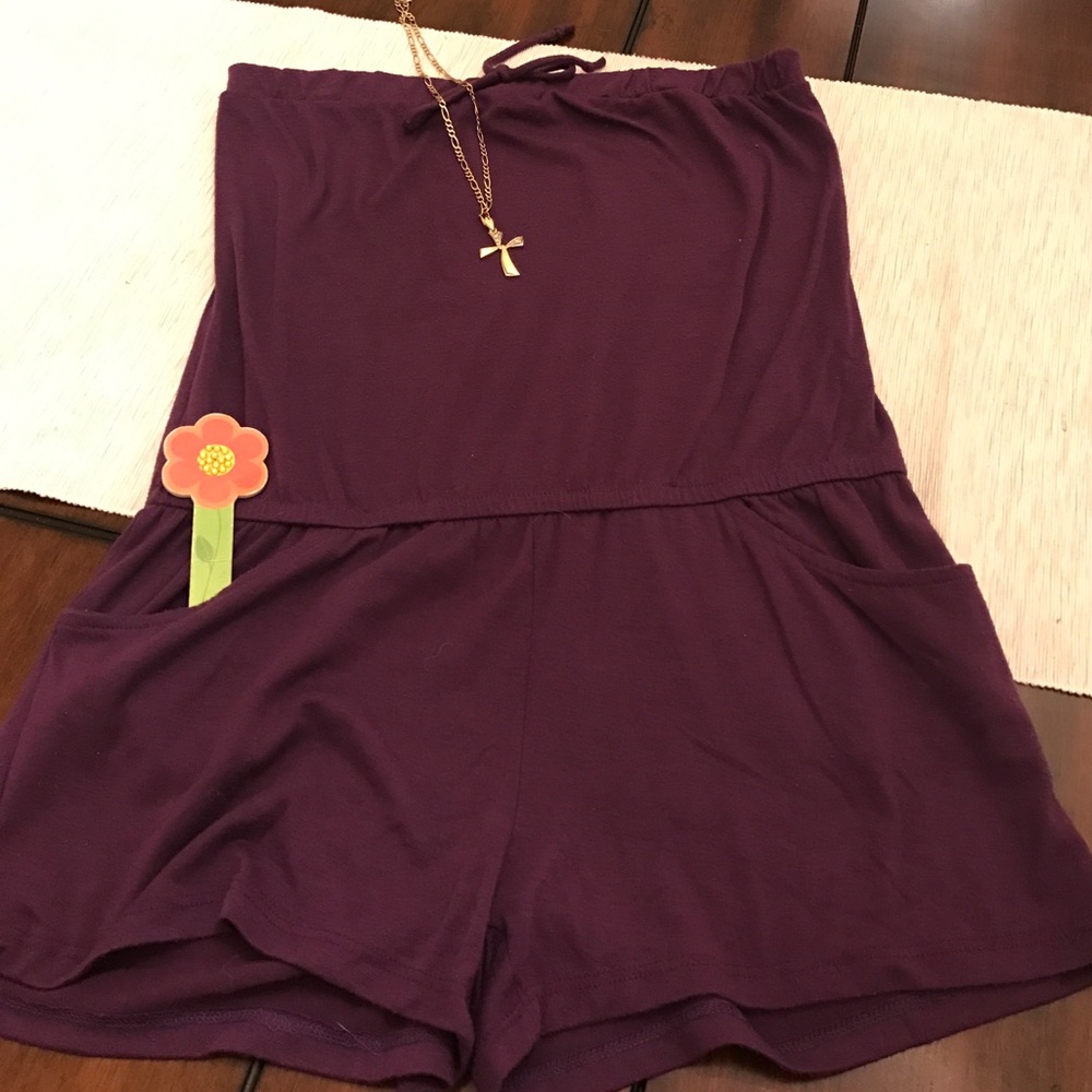 💟 Purple Romper