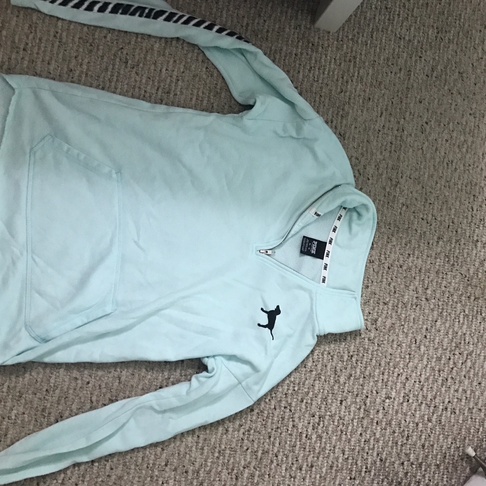 half zip | vs pink