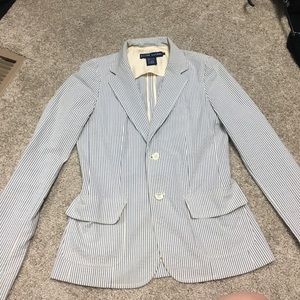 RALPH LAUREN blue label. Sear Sucker Blazer