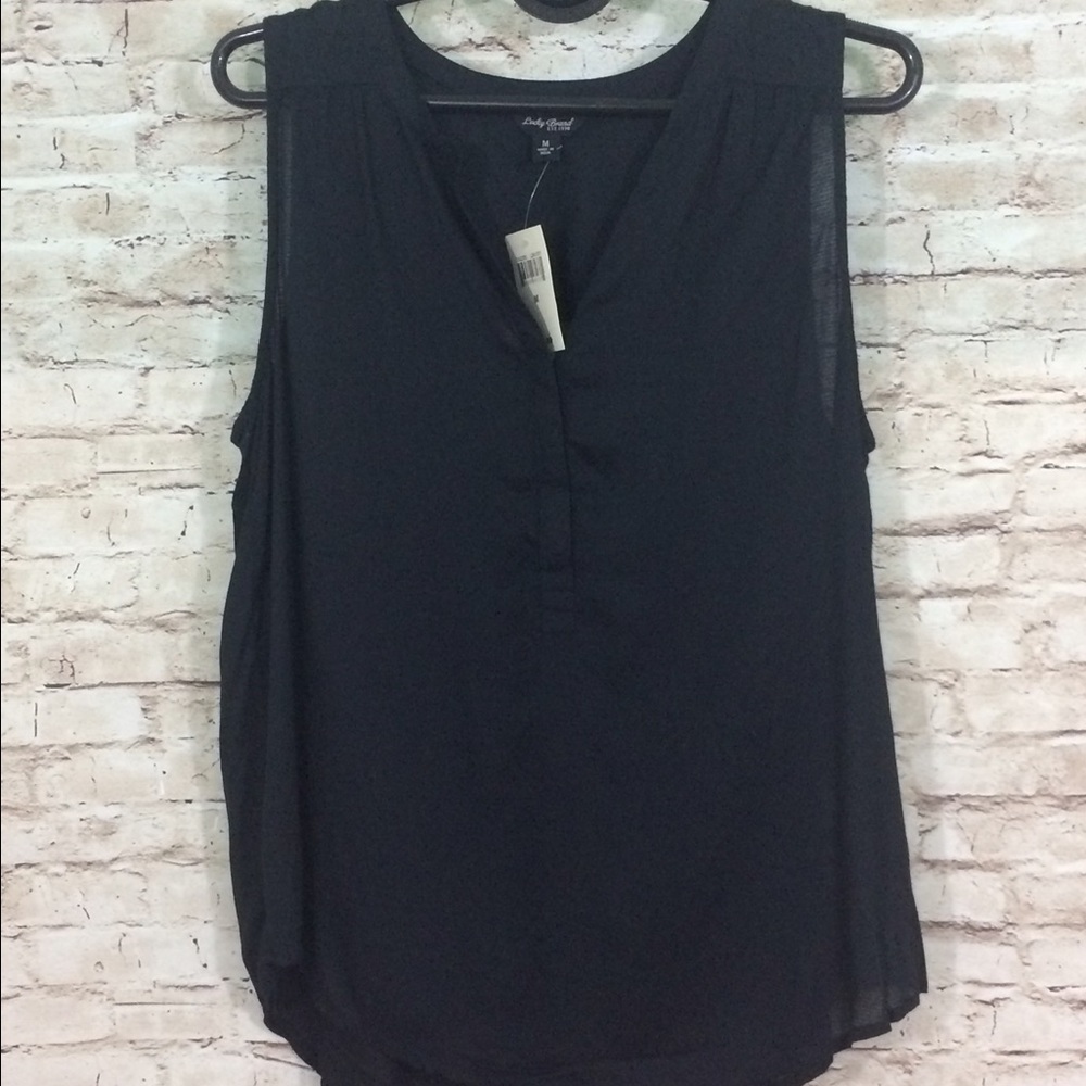 • Lucky Brand • Sleeveless Black Top - New