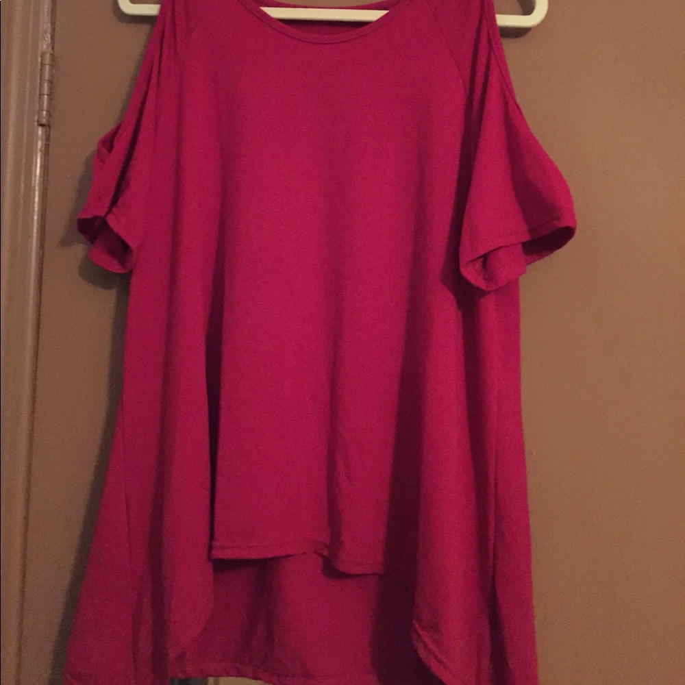 Cold Shoulder Knit Top