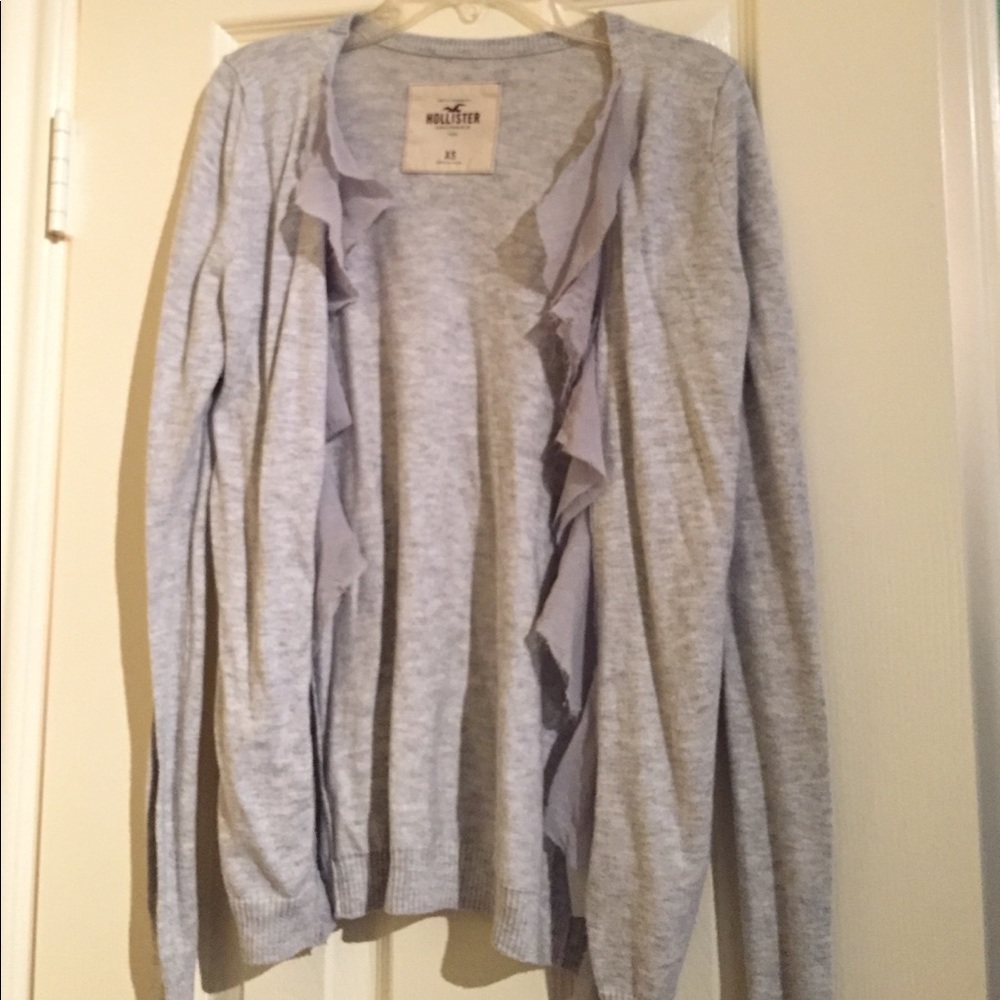 Hollister Ruffle Cardigan