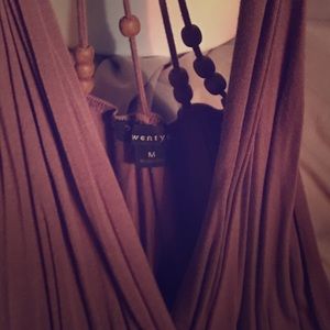 Low cut form fitting top