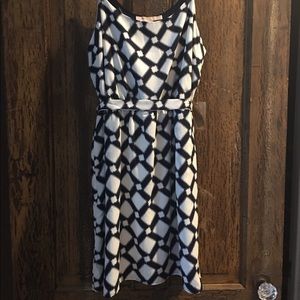 Forever 21 blue and white dress