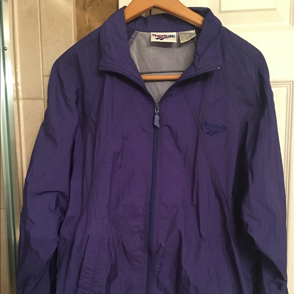 Reebok purple full zip jacket size S