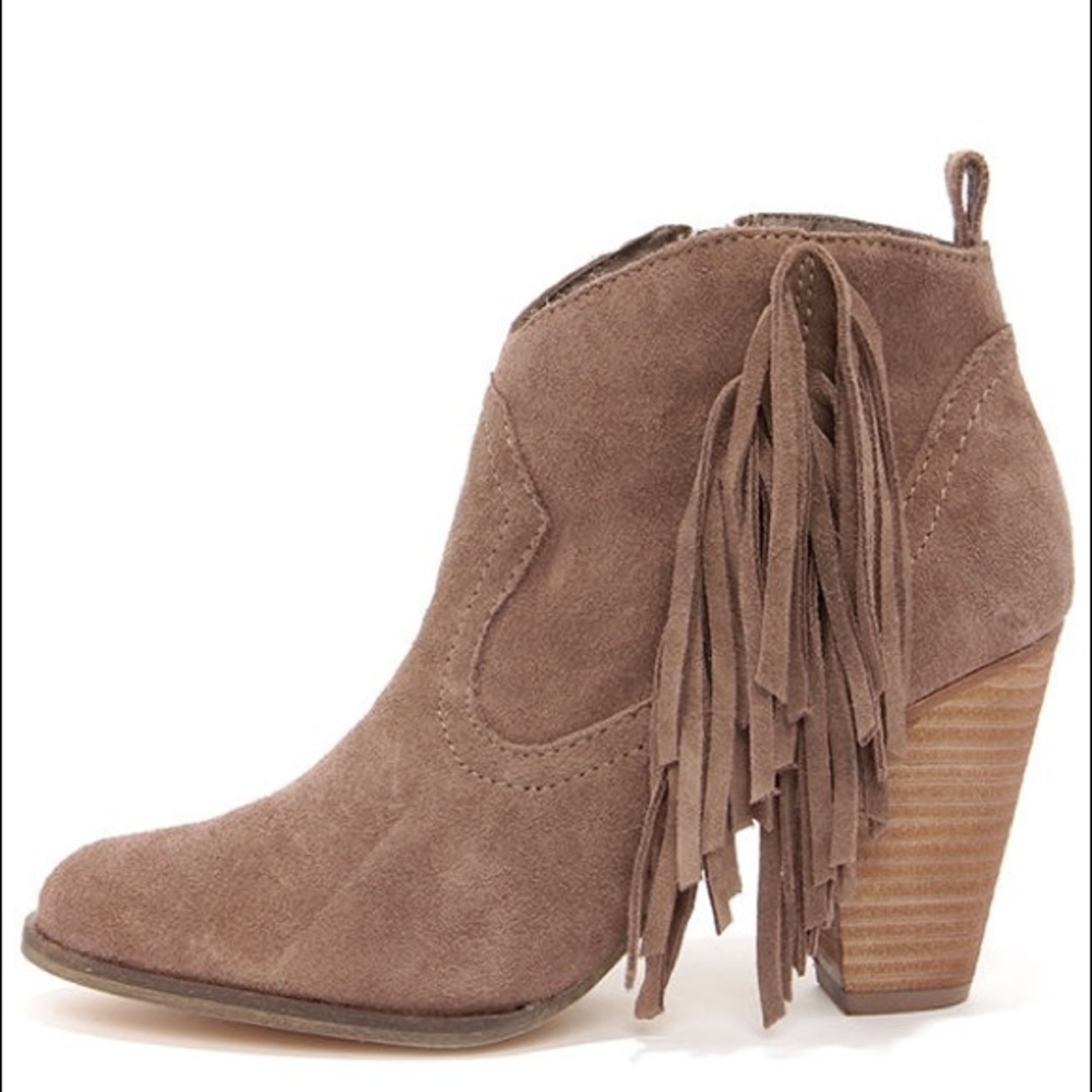 Steve Madden Fringe Boots