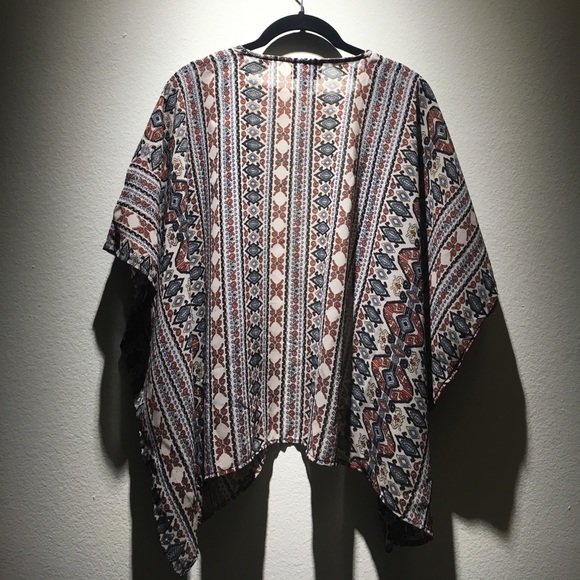 Multi Pattern Kimono - Picture 2 of 2