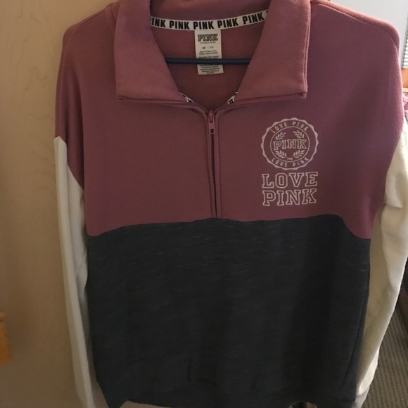 PINK Victoria's Secret Jackets & Blazers - PINK half zip