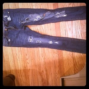 Cut up jeans