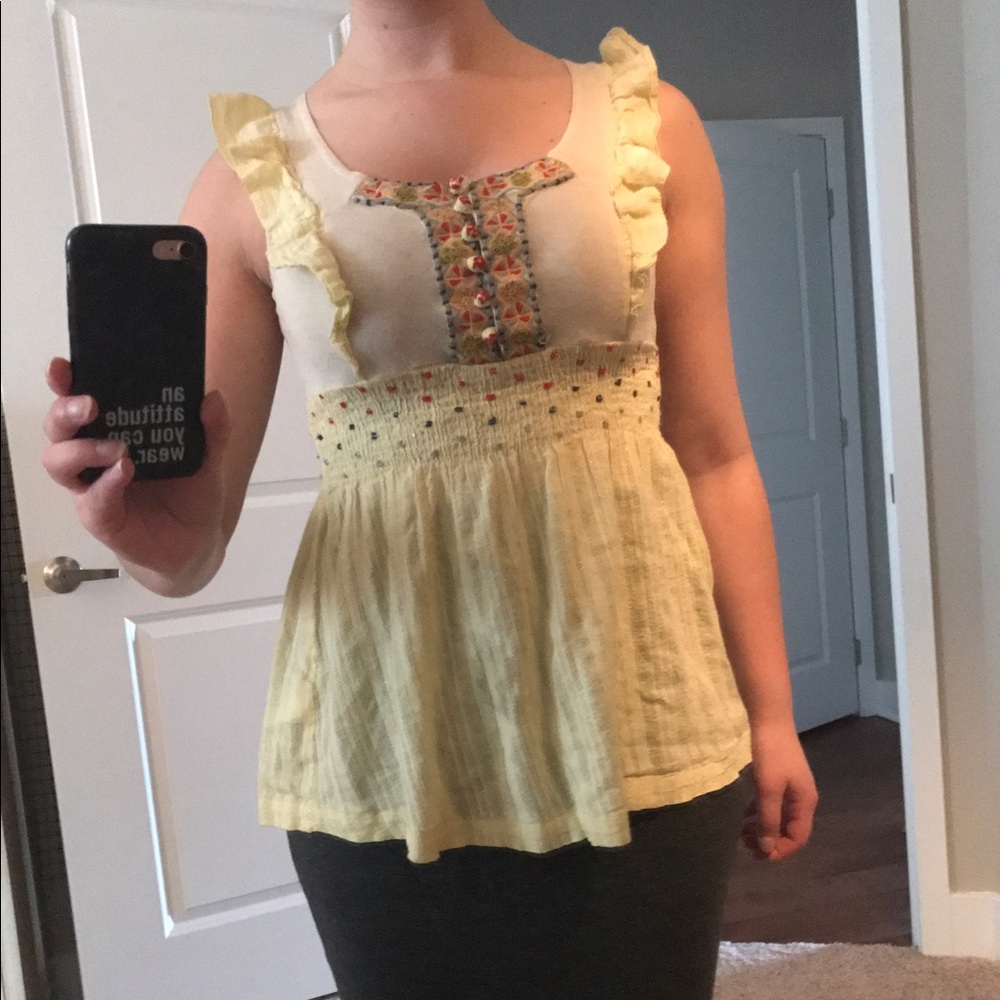 Embroidered Summer Top 🌞