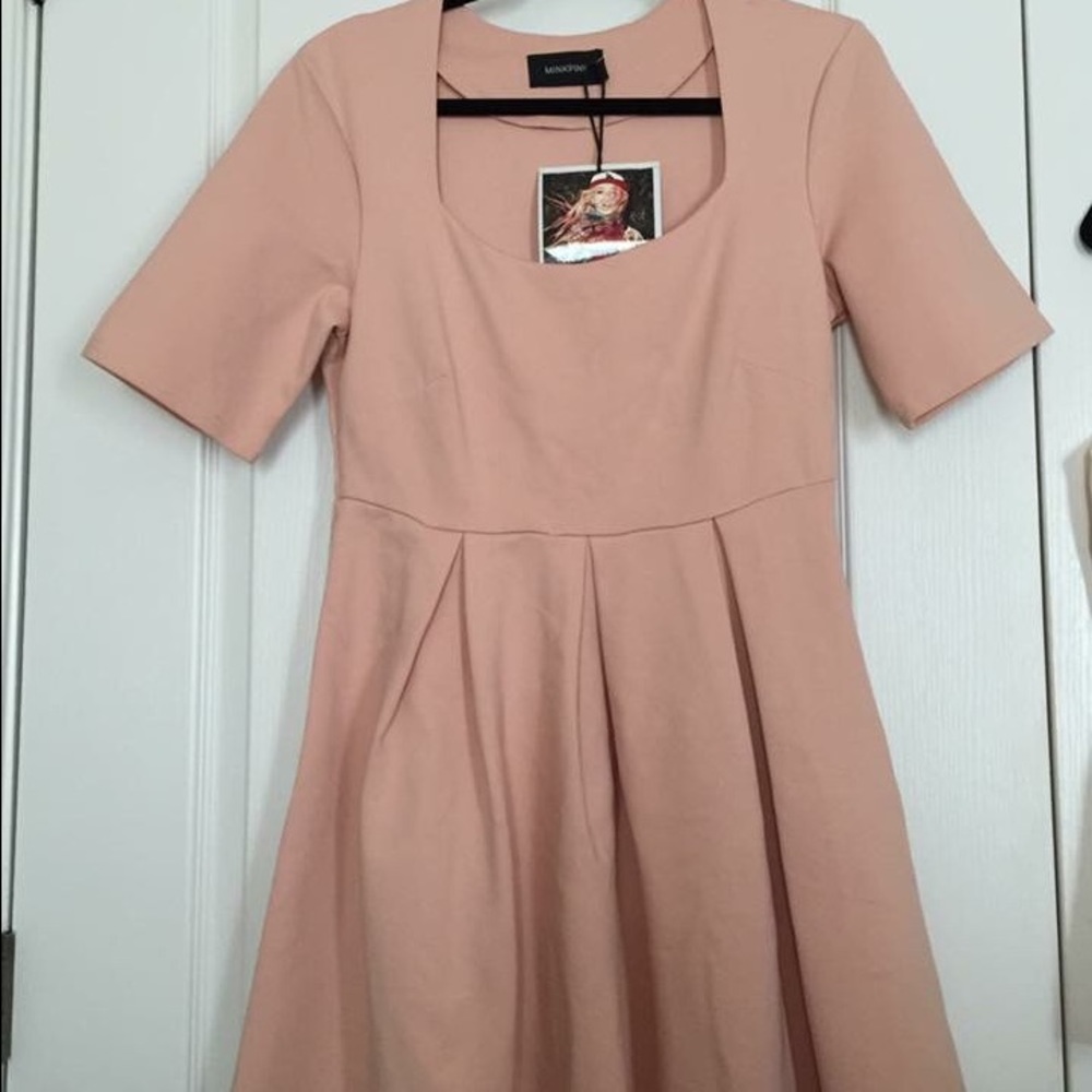 Mink Pink Blush Dress NWT. Size large
