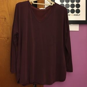 Peach Love Nordstrom maroon tope OS