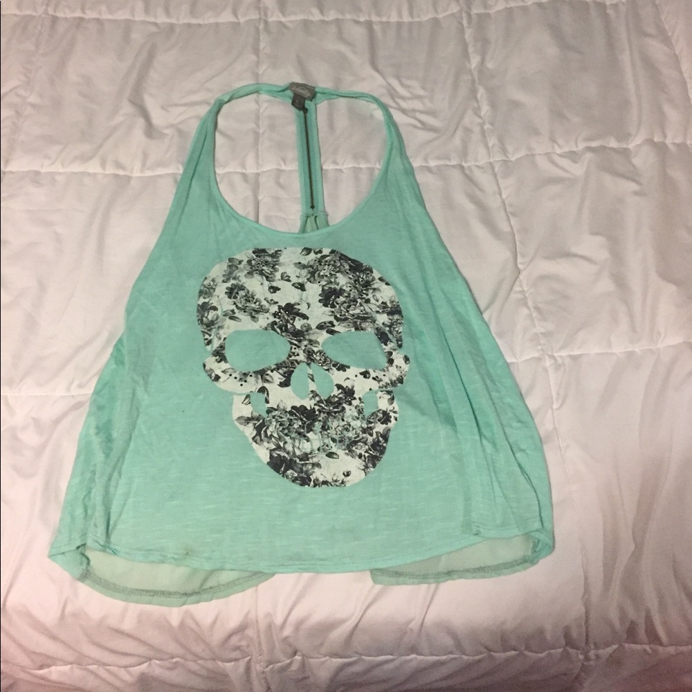 Vanity Skull racerback tank top