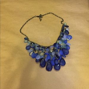 Blue Mossimo statement necklace