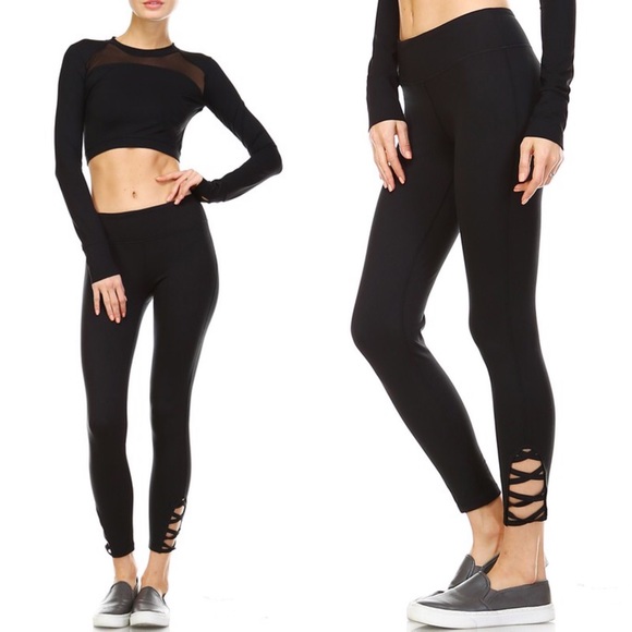 Bellanblue Pants - ESTHER athletic leggings - BLACK Bellanblue Pants - ESTHER athletic leggings - BLACK