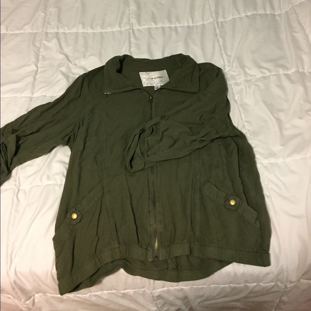 Olive green jacket