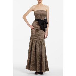 Bcbg taffeta gown medium super cute $700