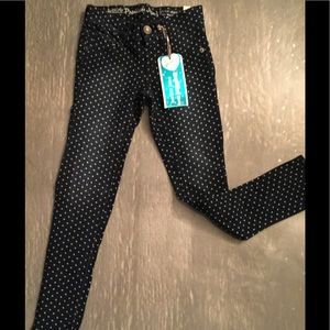 Sale! 🏵 Justice girls polka dot jeggings