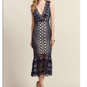 Lace Midi Dress