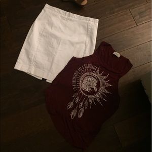Maroon Moonchild Tank Top
