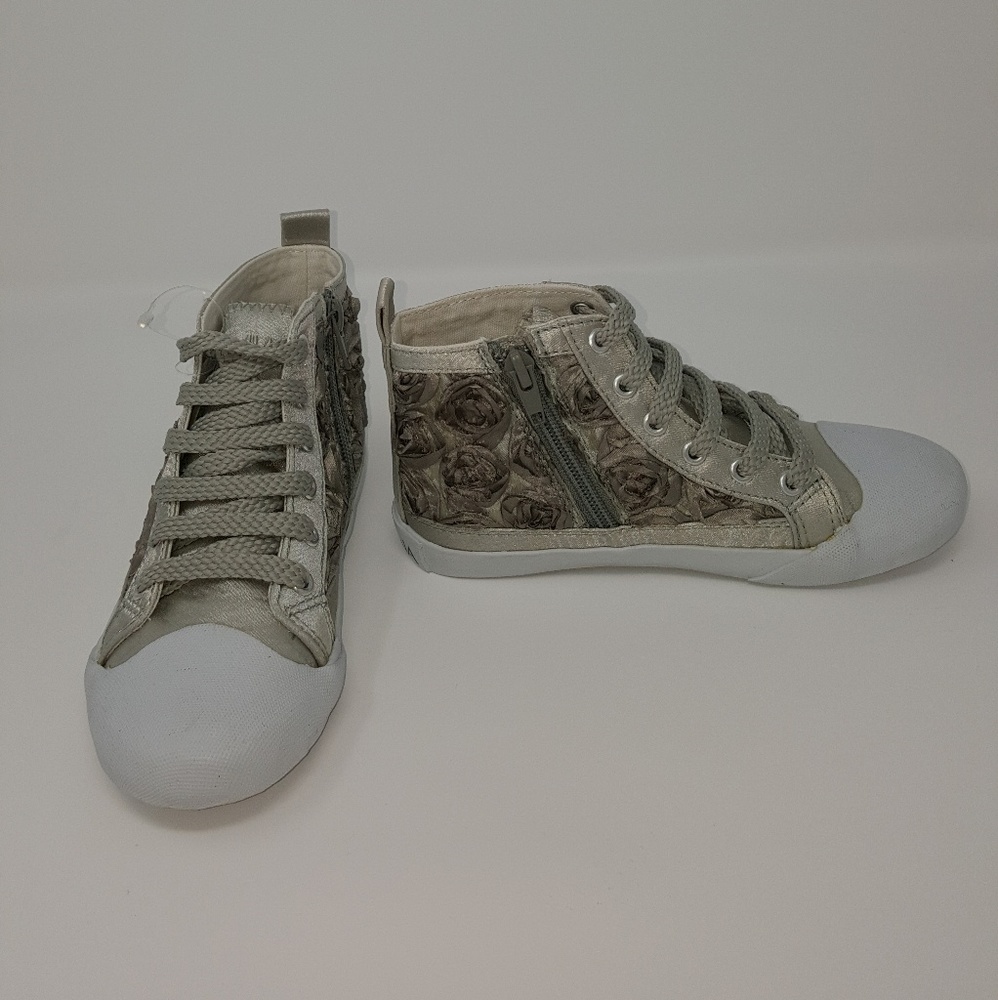 Amiana floral leather gym shoe