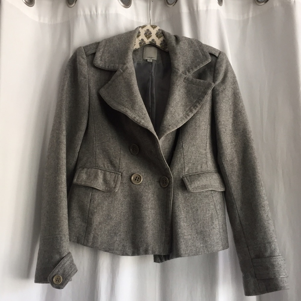 Nordstrom brand cropped peacoat