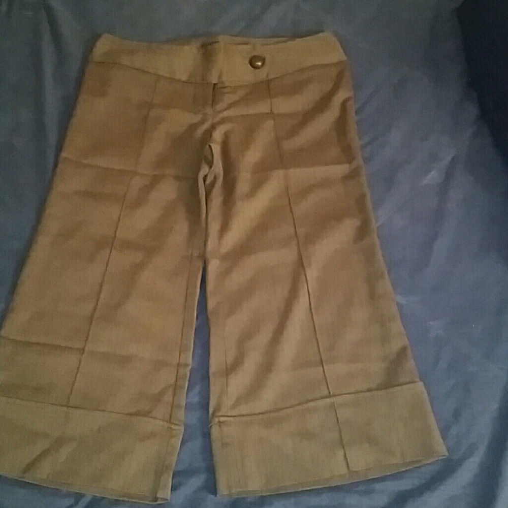 Capri pants..dressy wide leg