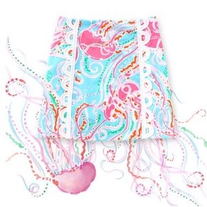 NWT Jellies Be Jammin Lilly Pulitzer Skort/Skirt
