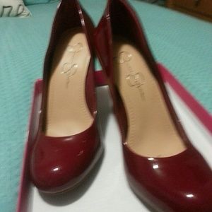 Jessica simpson Candy Apple Red Pumps