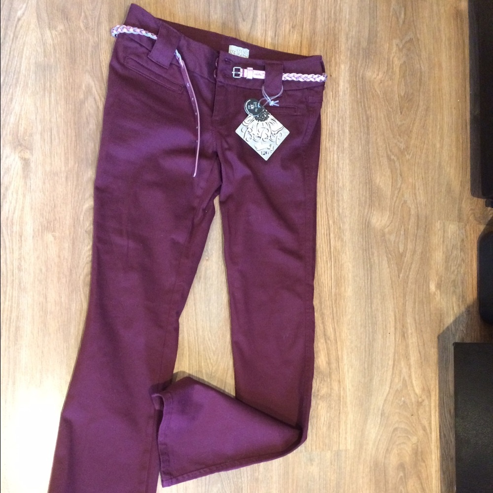 Brand new BeBop maroon Jeans