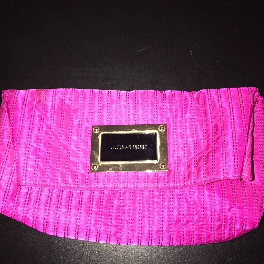 Vs clutch or make up bag in color pink