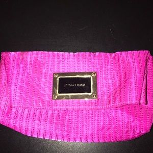 Vs clutch or make up bag in color pink