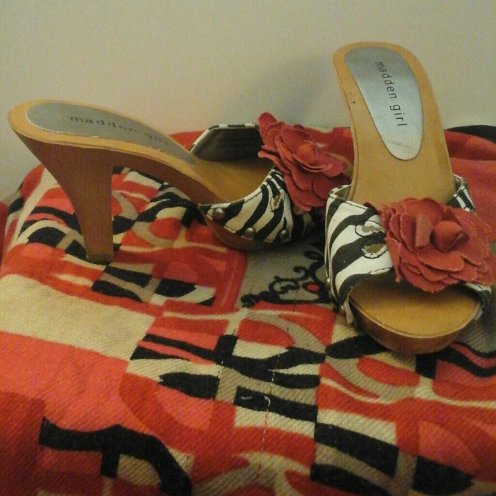 Zebra Print Heels