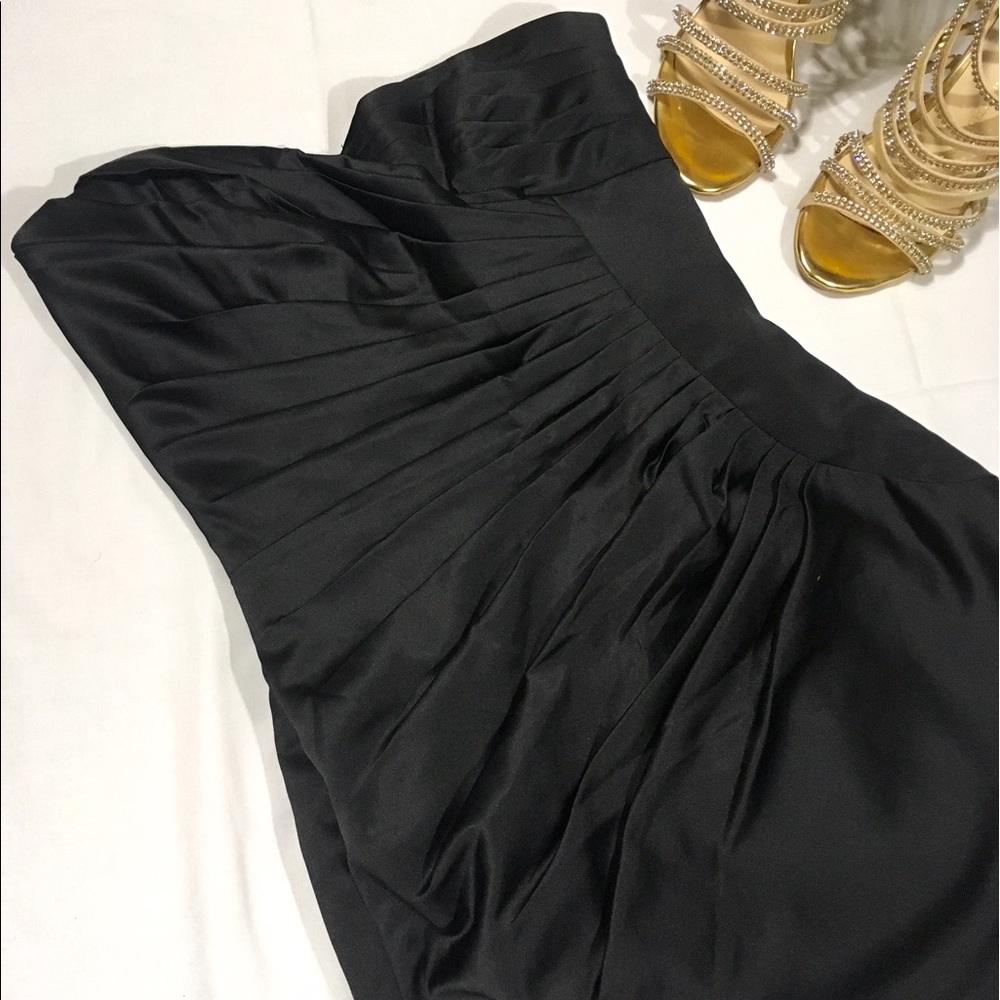 Sophia Tolli Black Strapless dress