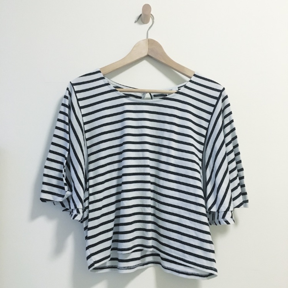 Bar III Dolman Crop Tee