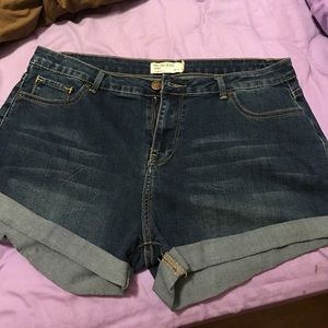 Jean shorts