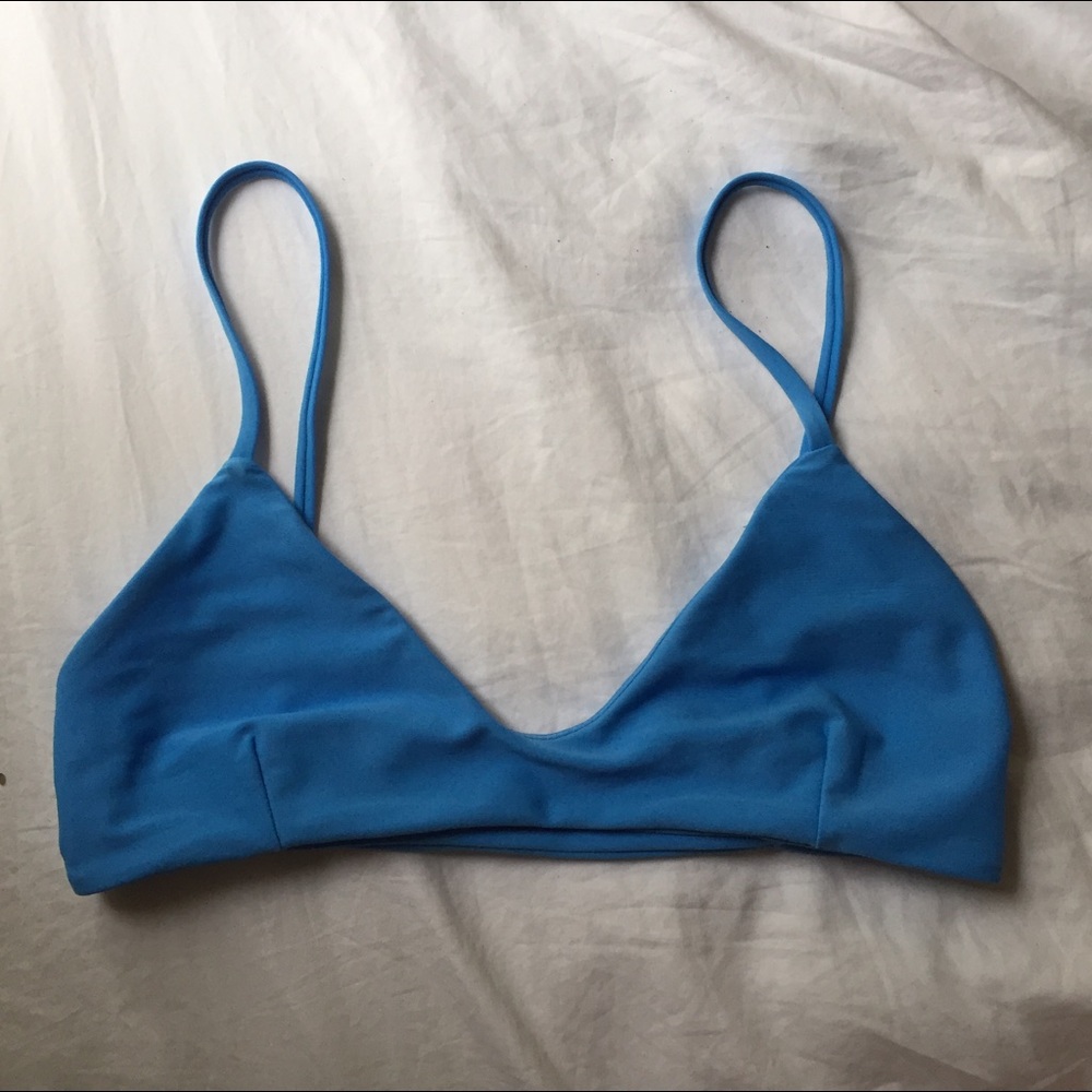 HICA Encinitas bikini top in Oceana blue