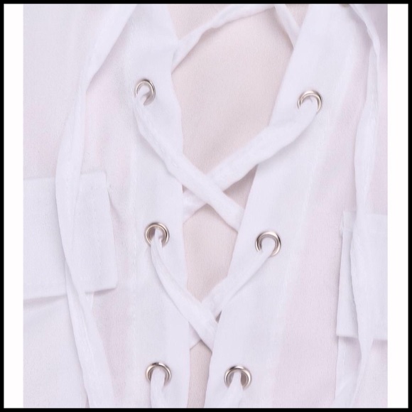 Lace-Up Tunic (plus Sz. avail.) - Picture 3 of 8