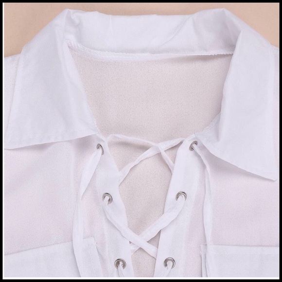 Lace-Up Tunic (plus Sz. avail.) - Picture 4 of 8