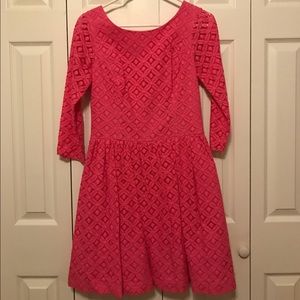Lilly Pulitzer Lori Dress Hot Pink Size 4